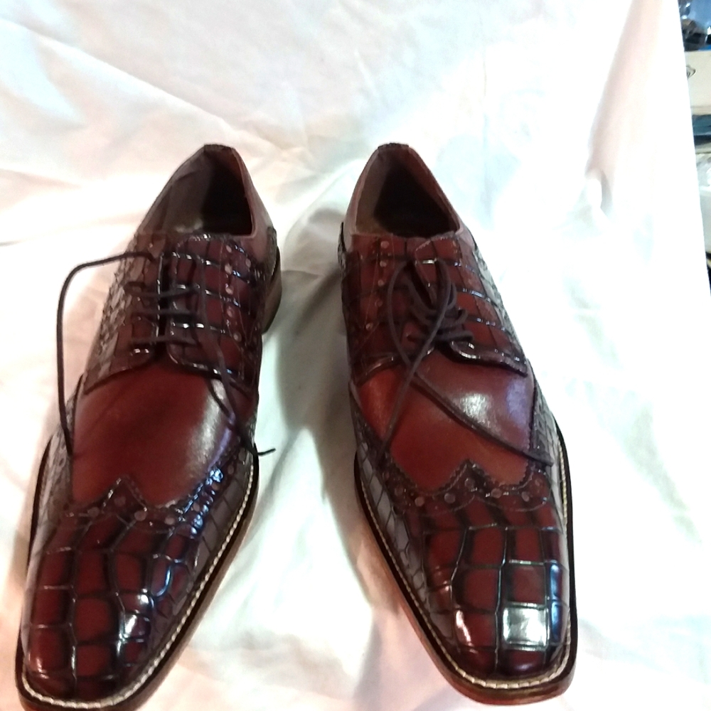 Mens Shoe STACY ADAMS Size 14M NEW -BROWN